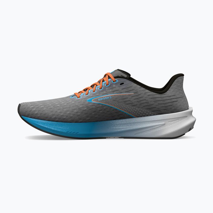 Brooks Hyperion ανδρικά παπούτσια για τρέξιμο γκρι/ατομικό μπλε/κίτρινο 13