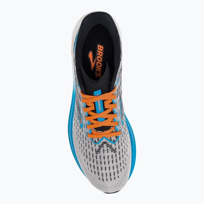 Brooks Hyperion ανδρικά παπούτσια για τρέξιμο γκρι/ατομικό μπλε/κίτρινο 6