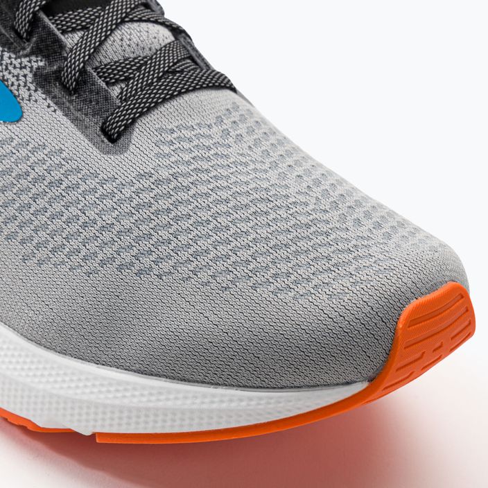 Brooks Launch 10 ανδρικά αθλητικά παπούτσια για τρέξιμο μαύρο/ατομικό μπλε/κίτρινο ιβίσκο 8