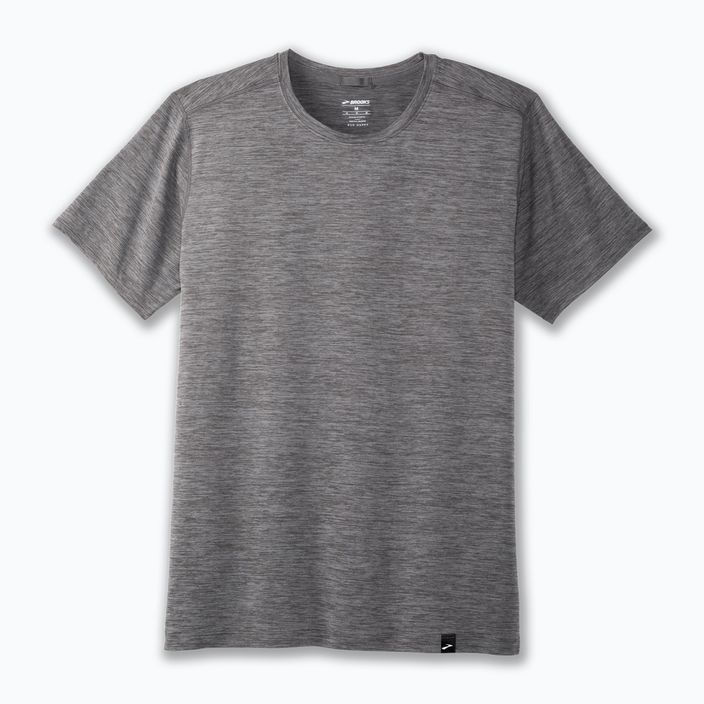 Ανδρικό μπλουζάκι Brooks Luxe htr charcoal running shirt 3