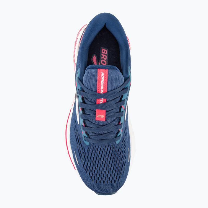 Γυναικεία παπούτσια τρεξίματος Brooks Adrenaline GTS 23 μπλε/βατόμουρο/λευκό 6