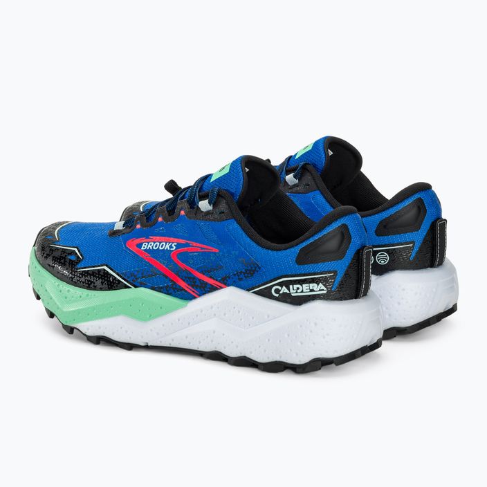 Brooks Caldera 7 ανδρικά παπούτσια για τρέξιμο μπλε/μαύρο/ανοιξιάτικο μπουμπούκι 4
