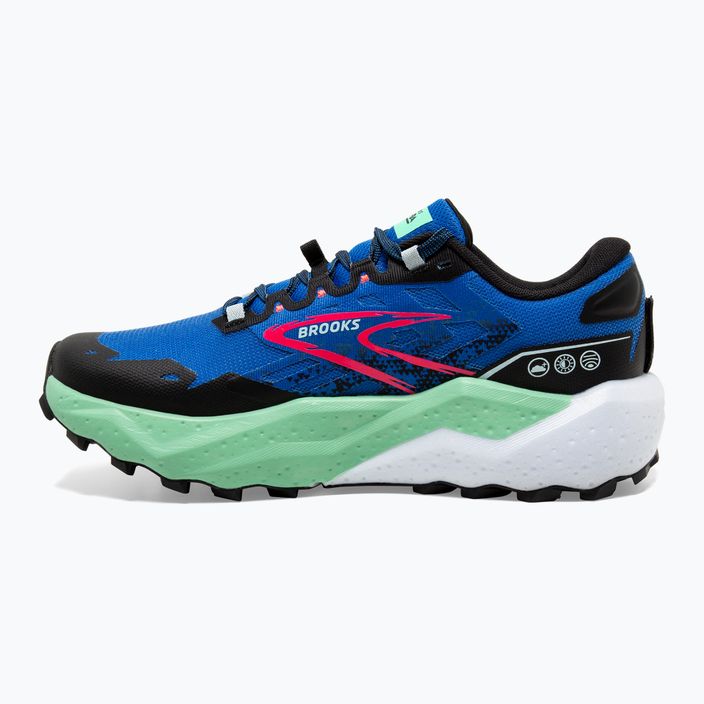 Brooks Caldera 7 ανδρικά παπούτσια για τρέξιμο μπλε/μαύρο/ανοιξιάτικο μπουμπούκι 3