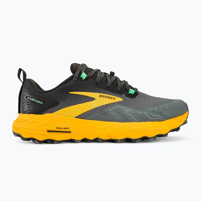 Brooks Cascadia 17 ανδρικά παπούτσια για τρέξιμο λεμονιού χρώμιο/sedona φασκόμηλο 2