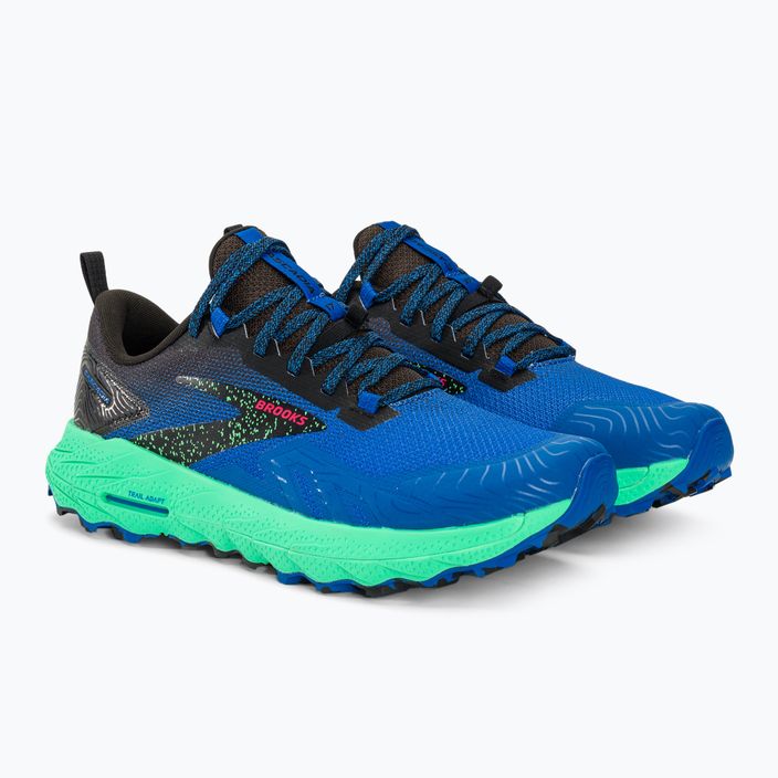 Brooks Cascadia 17 Victoria μπλε/μαύρο/ανοιξιάτικο μπουμπούκι ανδρικά παπούτσια για τρέξιμο 5