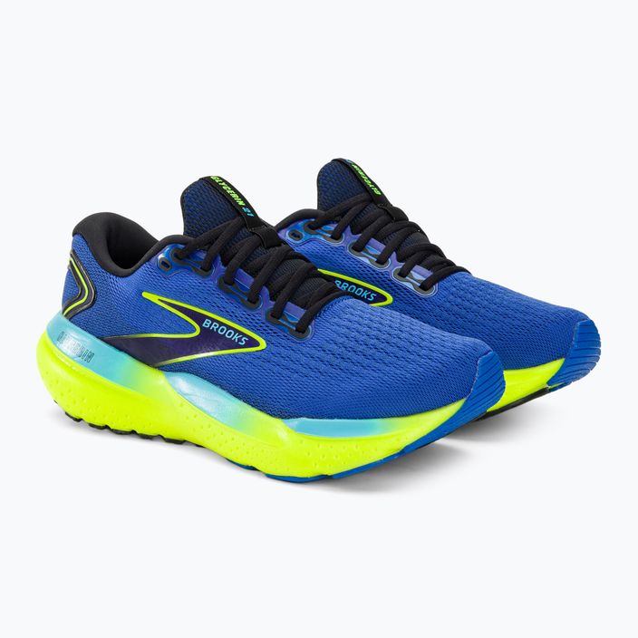 Brooks Glycerin 21 ανδρικά αθλητικά παπούτσια για τρέξιμο μπλε/νύχτα/μαύρο 4