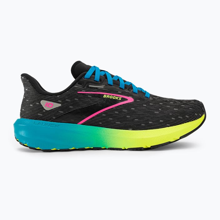 Brooks Launch 10 γυναικεία παπούτσια τρεξίματος μαύρο/νύχτα/μπλε 2