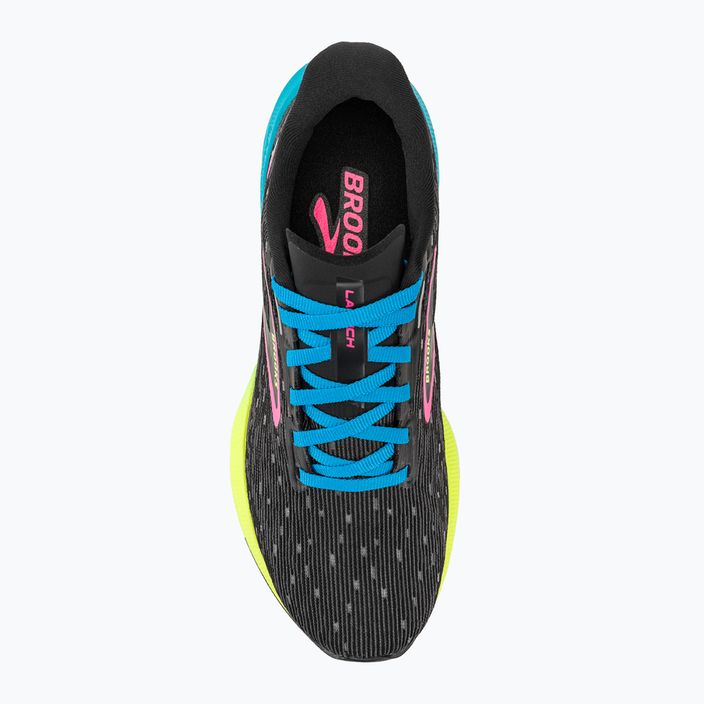 Brooks Launch 10 γυναικεία παπούτσια τρεξίματος μαύρο/νύχτα/μπλε 5