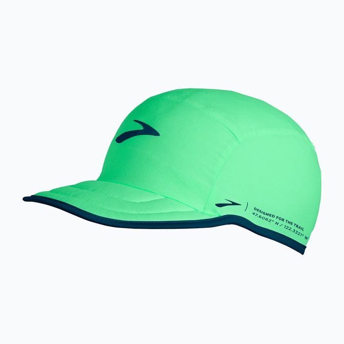 Brooks Lightweight Packable hyper πράσινο καπέλο μπέιζμπολ