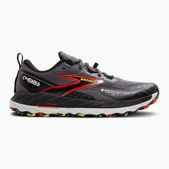 Ανδρικά παπούτσια για τρέξιμο Brooks Cascadia 18 GTX blackened pearl/black/tomato 9