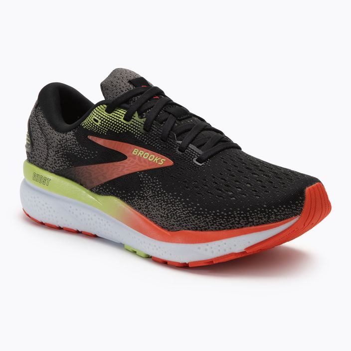 Ανδρικά παπούτσια για τρέξιμο Brooks Ghost 16 black/mandarin red/green