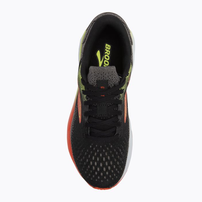 Ανδρικά παπούτσια για τρέξιμο Brooks Ghost 16 black/mandarin red/green 5