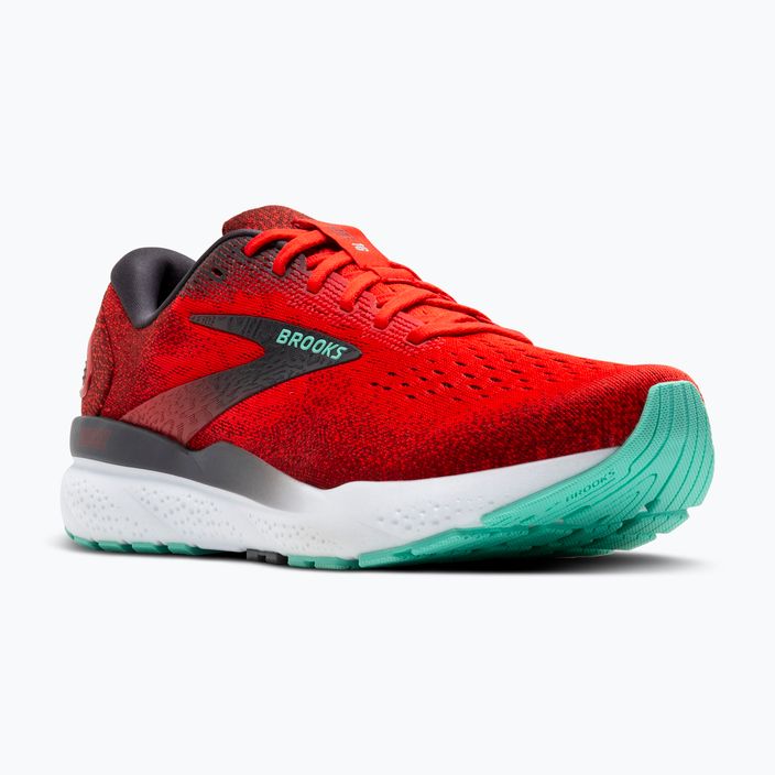 Brooks Ghost 16 ανδρικά αθλητικά παπούτσια για τρέξιμο φλογερό κόκκινο/εβένινο/cockatoo