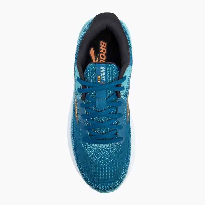 Ανδρικά παπούτσια για τρέξιμο Brooks Ghost Max 2 moroccan blue/aqua/orange pop 5