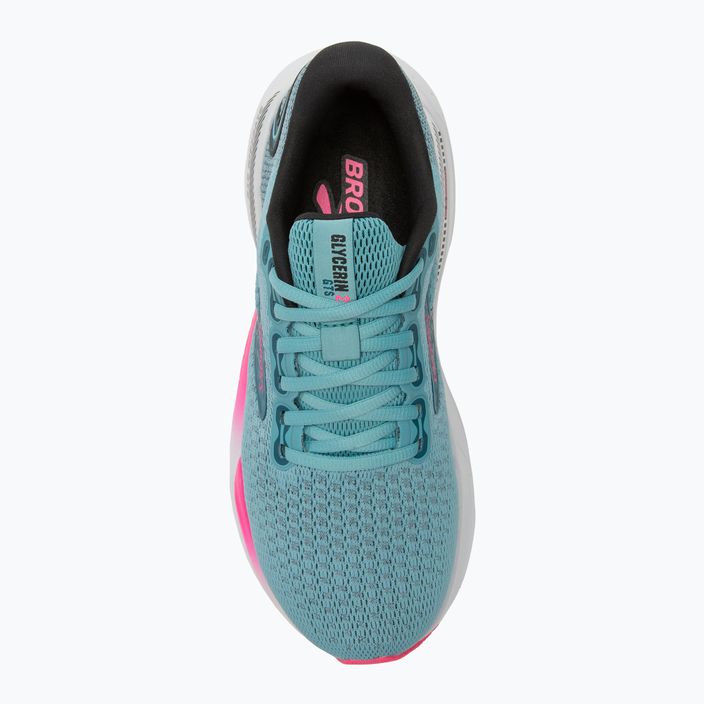 Γυναικεία παπούτσια τρεξίματος Brooks Glycerin GTS 21 moroccan blue/aqua/pink 5