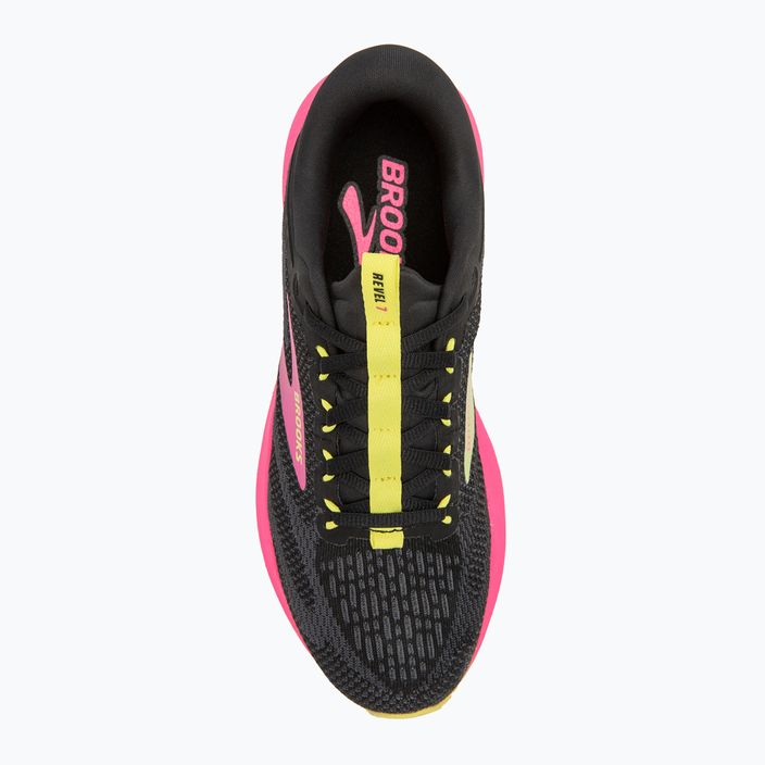 Γυναικεία παπούτσια για τρέξιμο Brooks Revel 7 black/pink/lemon tonic 5