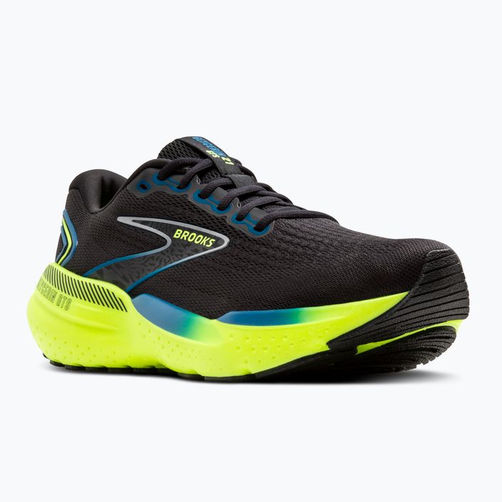 Brooks Glycerin GTS 21 ανδρικά παπούτσια για τρέξιμο μαύρο/μπλε/νυχτερινή ζωή 8