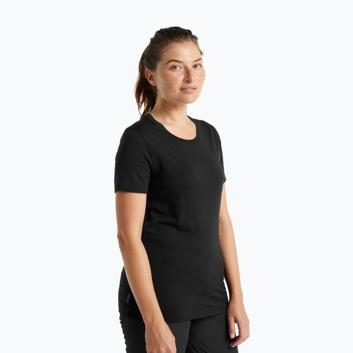 Γυναικείο t-shirt για trekking icebreaker Tech Lite II μαύρο IB0A59J90011 4