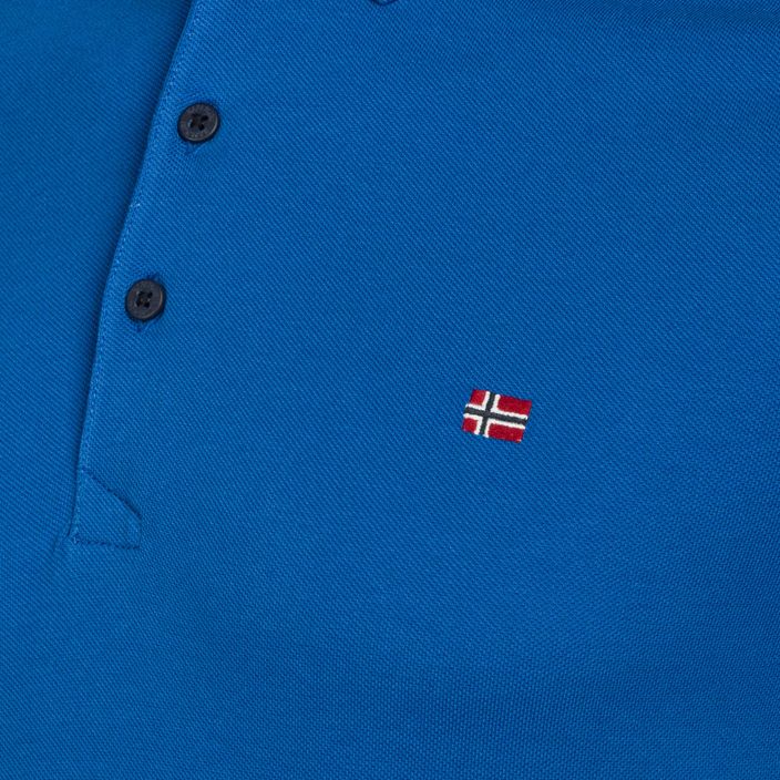 Ανδρικό πουκάμισο πόλο Napapijri Ealis μπλε lapis 3