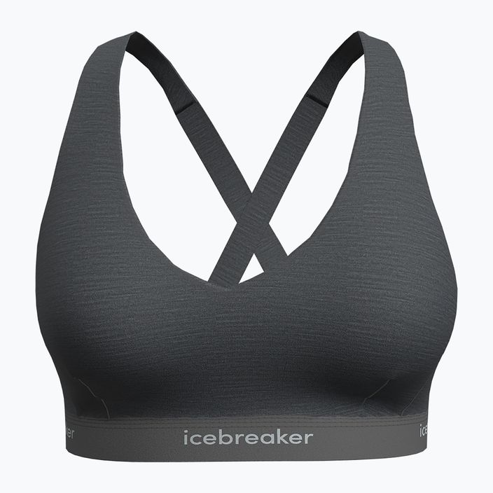 Icebreaker Merino 125 Cool-Lite Sprite Racerback θερμικό σουτιέν gritstone heather