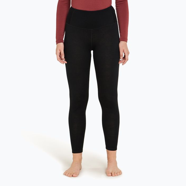 Icebreaker γυναικείο θερμικό παντελόνι Merino 260 Tech High Rise Leggings μαύρο