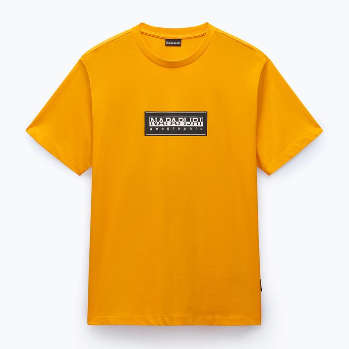 Ανδρικό μπλουζάκι Napapijri S-Box Logo orange marigold 4