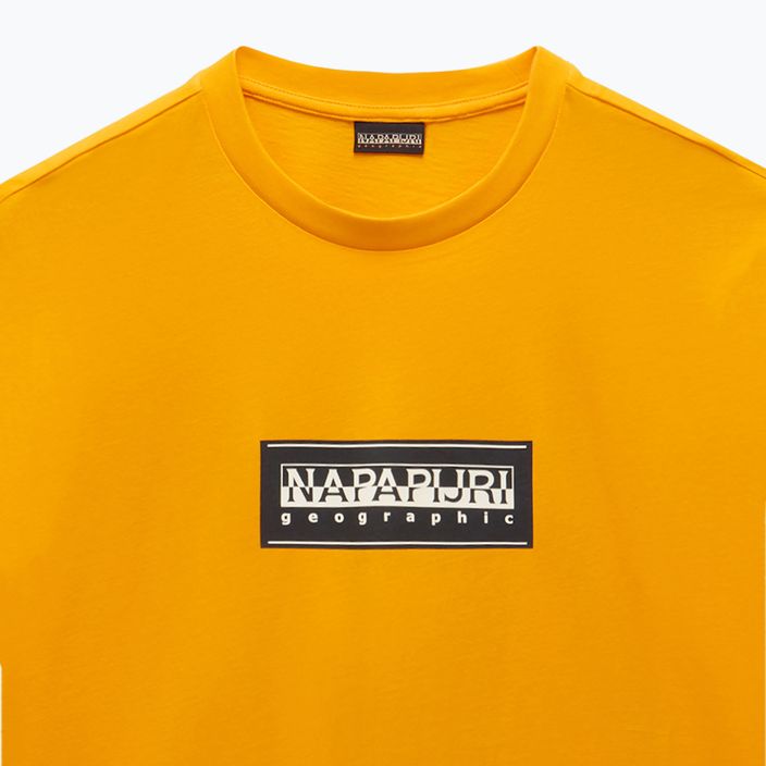 Ανδρικό μπλουζάκι Napapijri S-Box Logo orange marigold 6