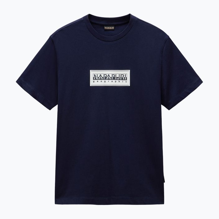 Ανδρικό μπλουζάκι Napapijri S-Box Logo blu marine