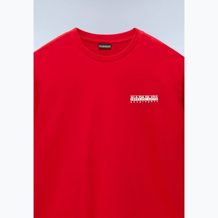 Ανδρικό t-shirt Napapijri S-Linth red goji t-shirt 7