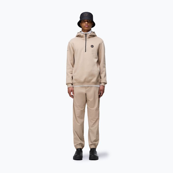 Ανδρικό φούτερ Napapijri B-Badge Half Zip Hooded beige rocky 2