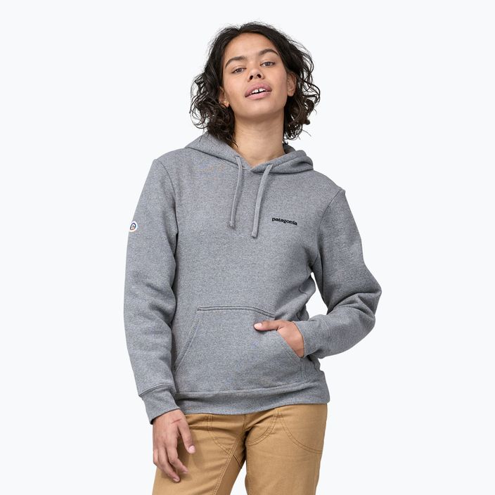 Patagonia Fitz Roy Icon Uprisal Hoody gravel heather φούτερ 3