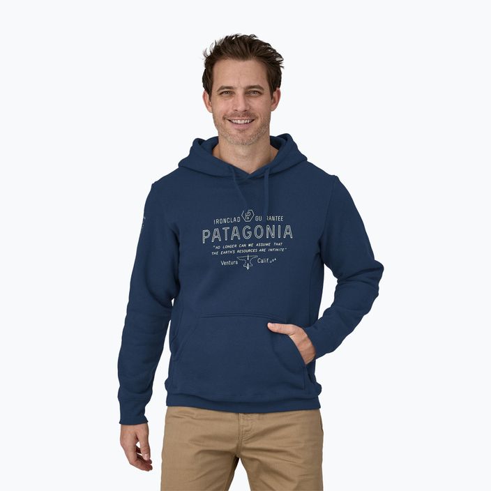 Ανδρικό Patagonia Forge Mark Uprisal Hoody lagom μπλε φούτερ