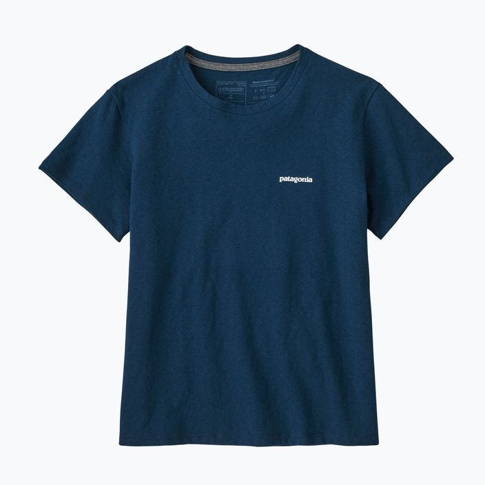 Γυναικείο trekking T-shirt Patagonia P-6 Logo Responsibili-Tee tidepool blue 8