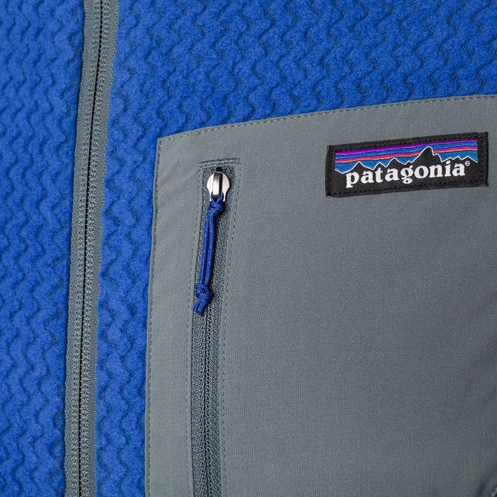 Ανδρικό Patagonia R1 Air Full-Zip πέρασμα μπλε fleece φούτερ 5