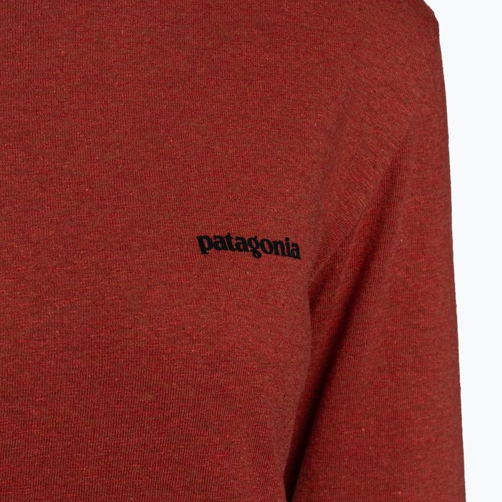 Γυναικείο trekking T-shirt Patagonia P-6 Logo Responsibili-Tee LS burl red 3