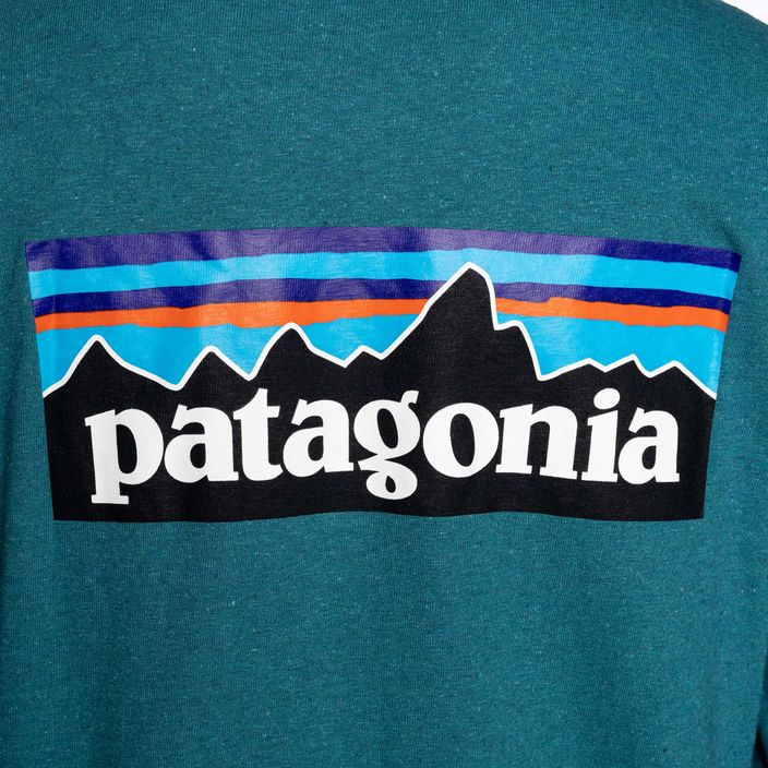 Γυναικείο μακρυμάνικο Trekking Patagonia P-6 Logo Responsibili-Tee belay μπλε 6
