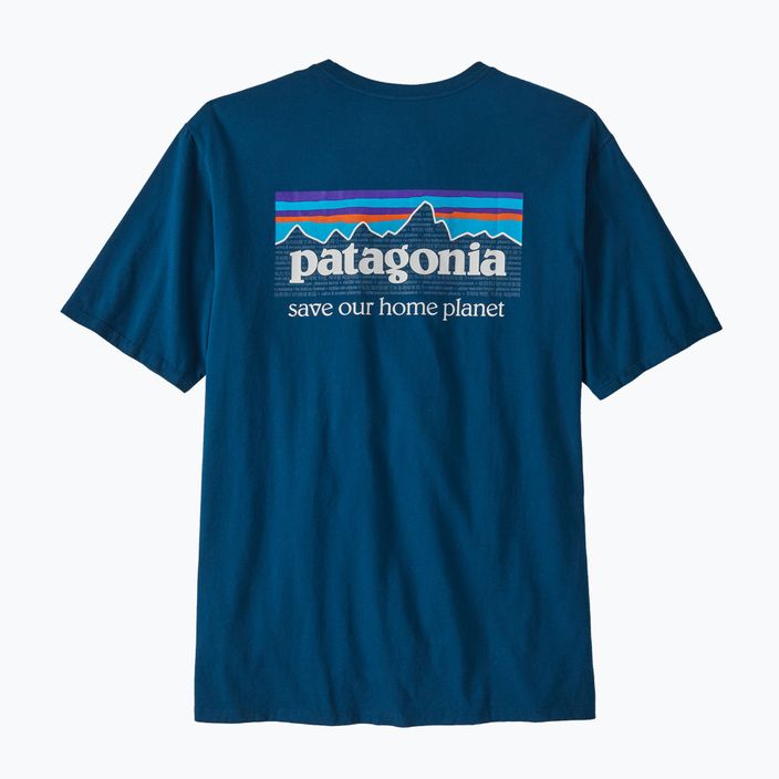 Ανδρικό Patagonia P-6 Mission Organic lagom μπλε πουκάμισο trekking 6