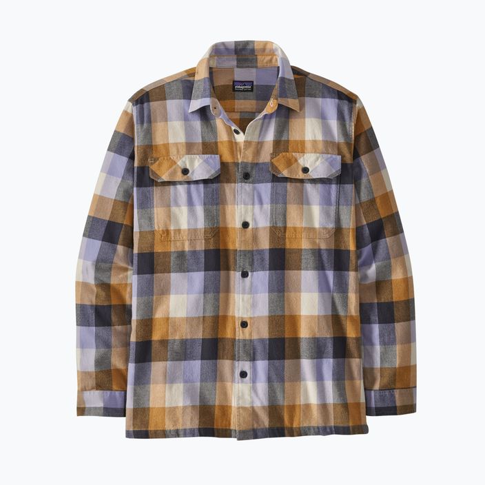 Ανδρικό πουκάμισο Patagonia Organic Cotton MW Fjord Flannel με οδηγούς/ξηραμένο μάνγκο 4