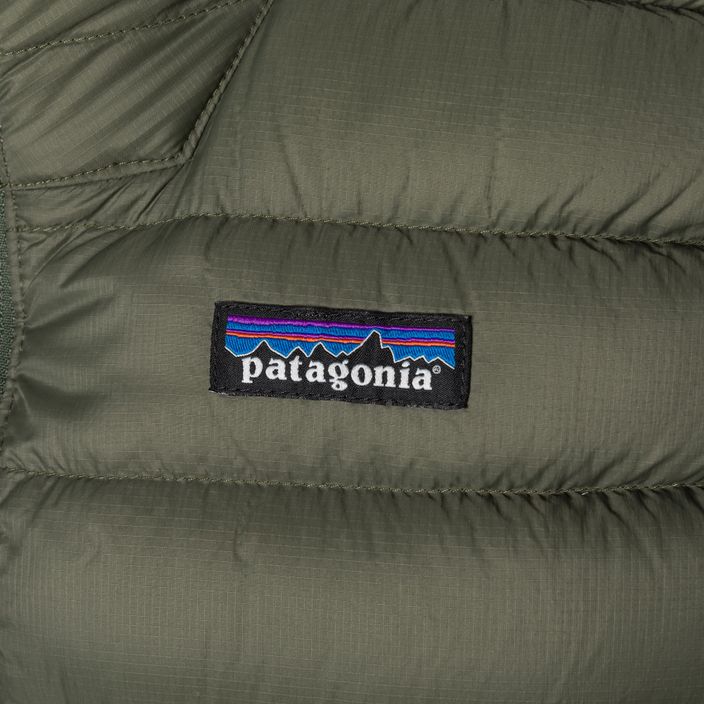 Ανδρικό Patagonia Down Sweater αμάνικο λεκάνη πράσινο 5
