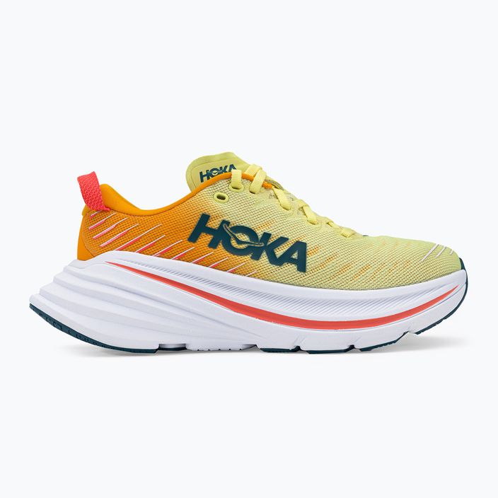 Γυναικεία παπούτσια για τρέξιμο HOKA Bondi X κίτρινο-πορτοκαλί 1113513-YPRY 4