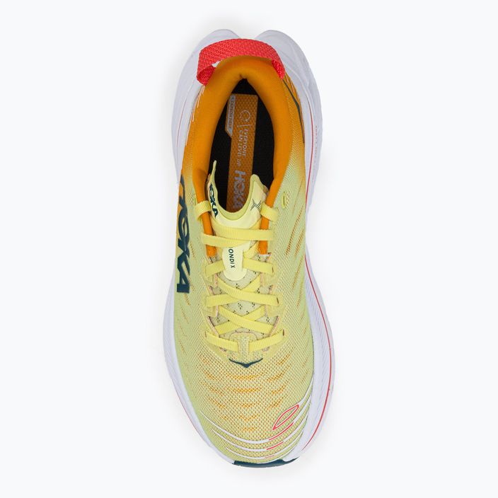Γυναικεία παπούτσια για τρέξιμο HOKA Bondi X κίτρινο-πορτοκαλί 1113513-YPRY 7