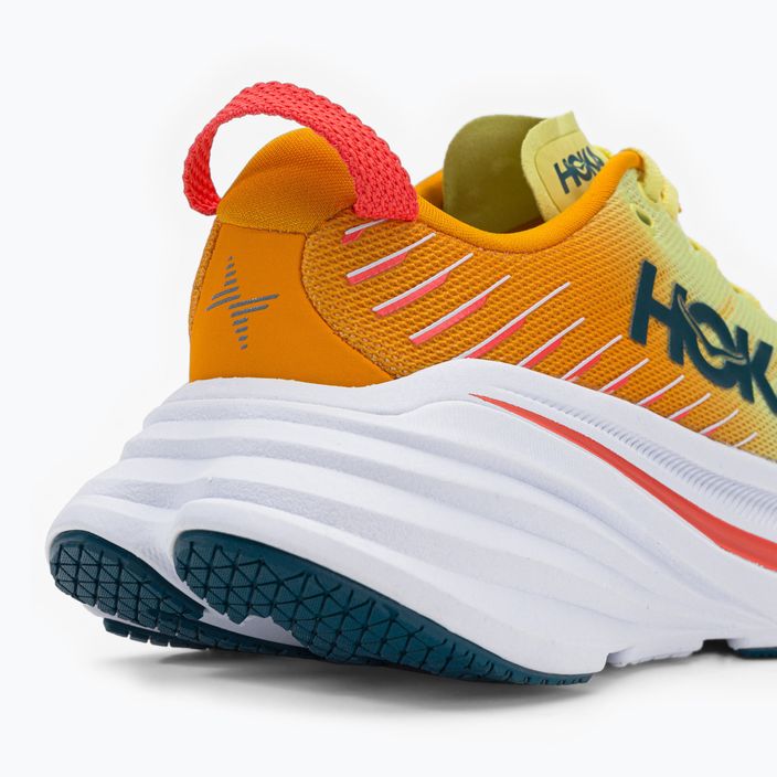 Γυναικεία παπούτσια για τρέξιμο HOKA Bondi X κίτρινο-πορτοκαλί 1113513-YPRY 10