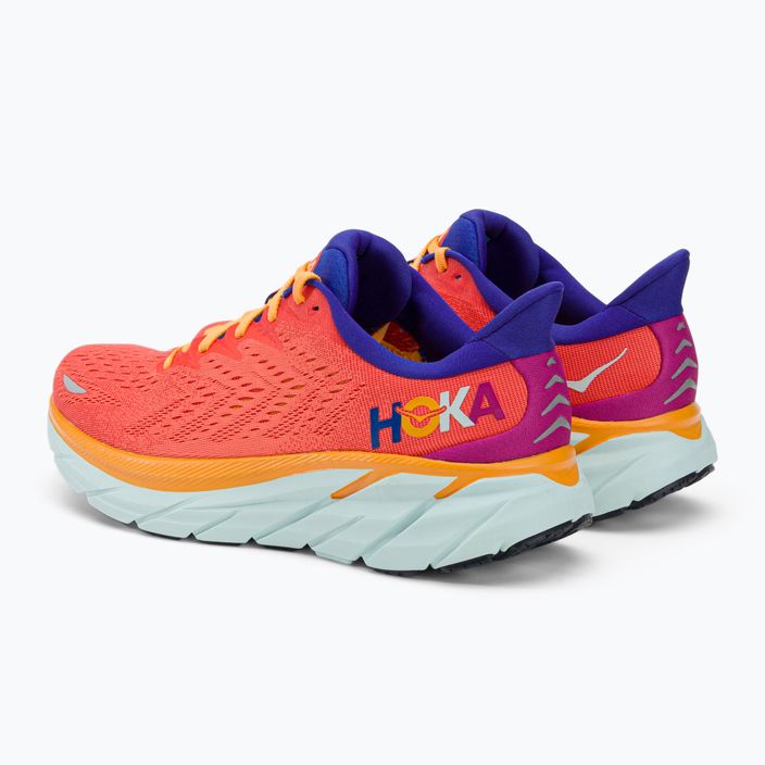 HOKA ανδρικά παπούτσια για τρέξιμο Clifton 8 πορτοκαλί 1119393-FBLN 3