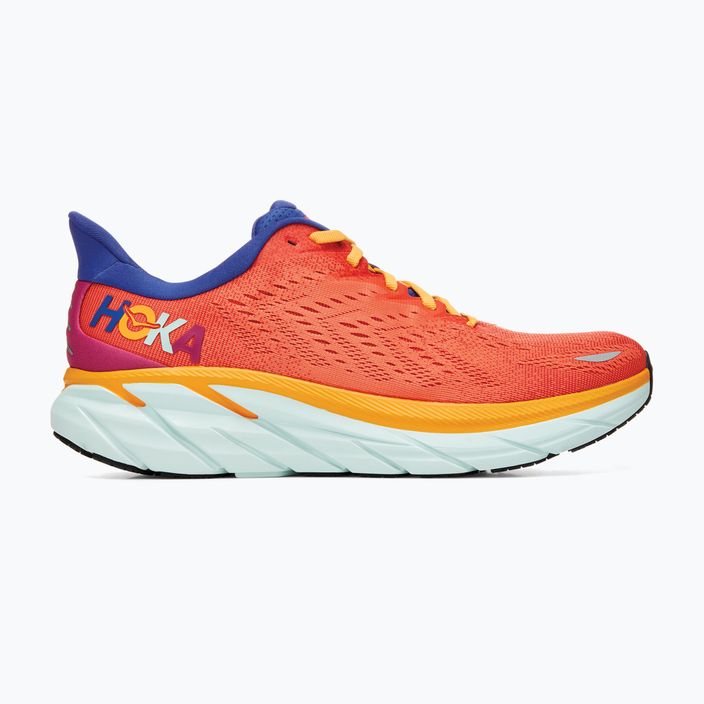 HOKA ανδρικά παπούτσια για τρέξιμο Clifton 8 πορτοκαλί 1119393-FBLN 11