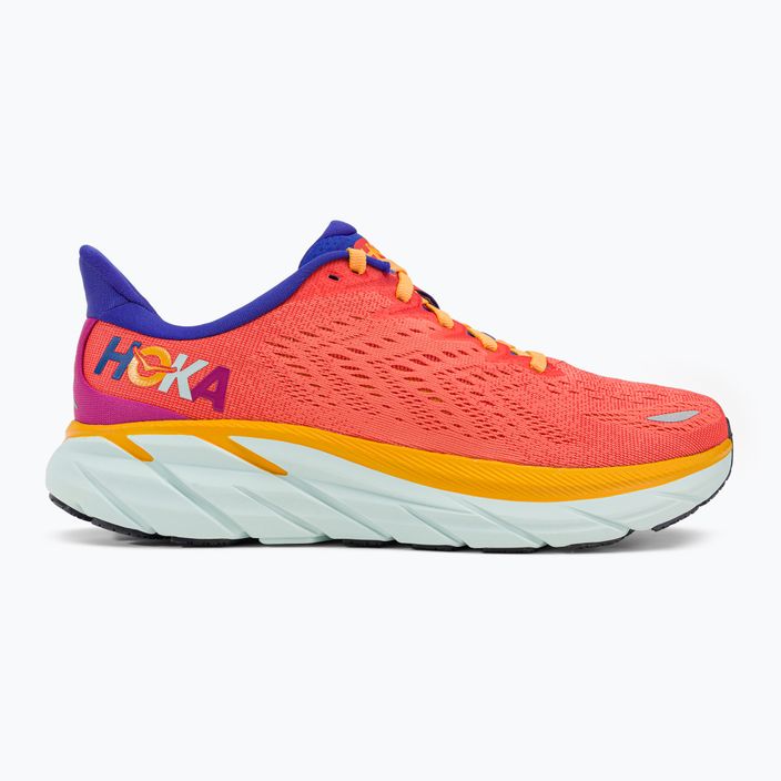 Γυναικεία παπούτσια για τρέξιμο HOKA Clifton 8 πορτοκαλί 1119394-FBLN 2