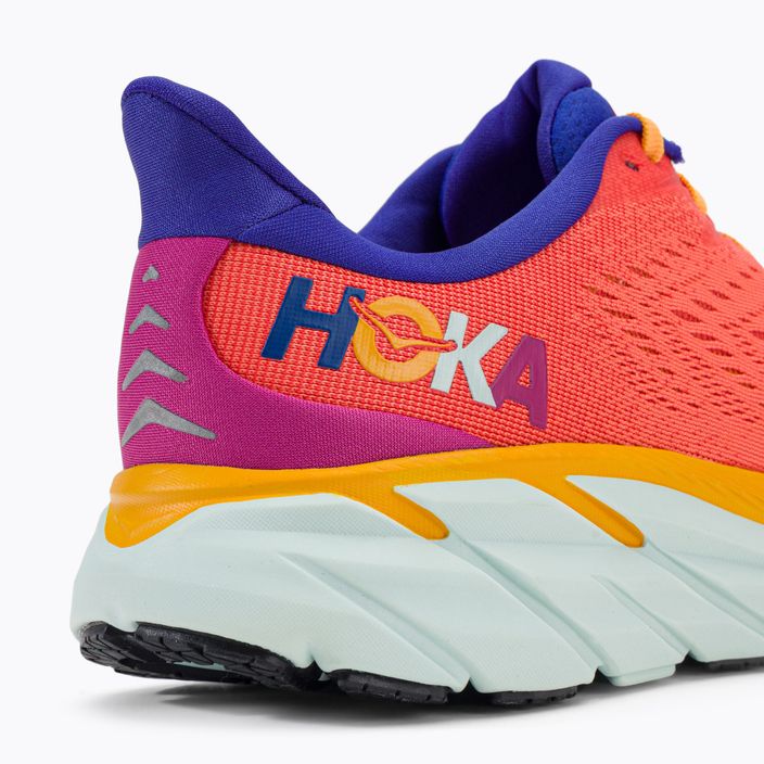 Γυναικεία παπούτσια για τρέξιμο HOKA Clifton 8 πορτοκαλί 1119394-FBLN 9