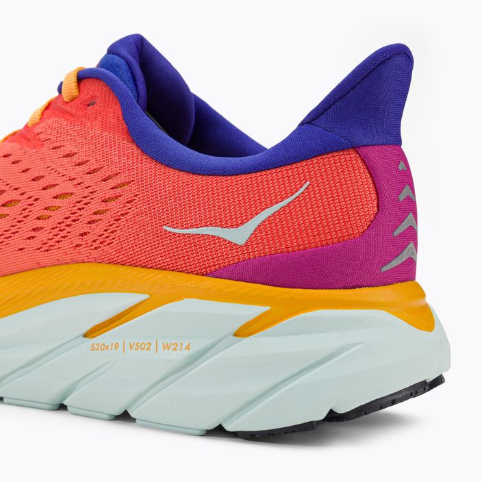 Γυναικεία παπούτσια για τρέξιμο HOKA Clifton 8 πορτοκαλί 1119394-FBLN 10