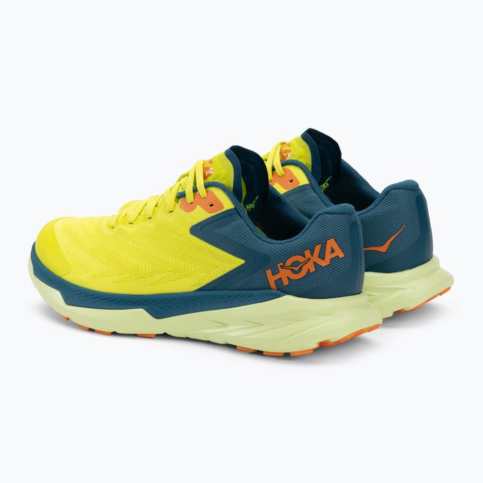 HOKA ανδρικά παπούτσια για τρέξιμο Zinal evening primrose/blue coral 3