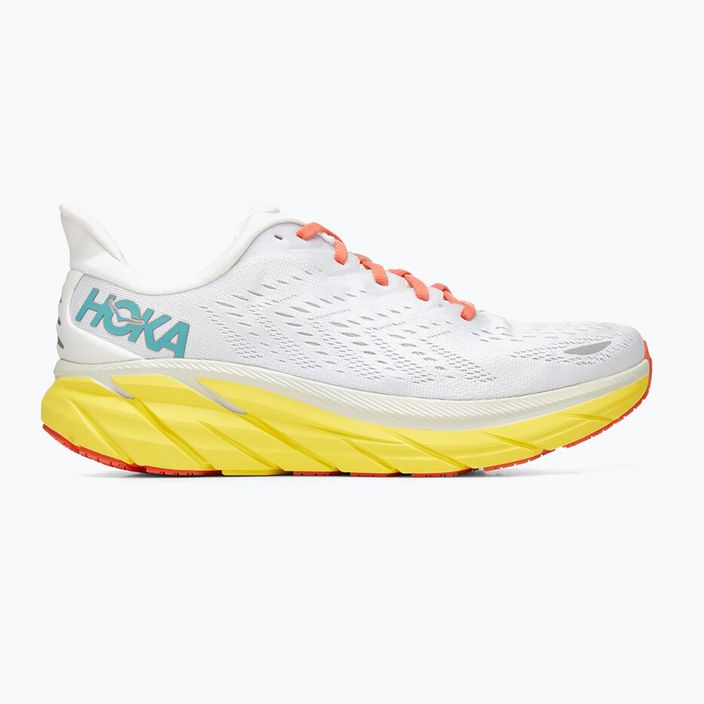 HOKA ανδρικά παπούτσια για τρέξιμο Clifton 8 Wide λευκό 1121374-BDBI 11
