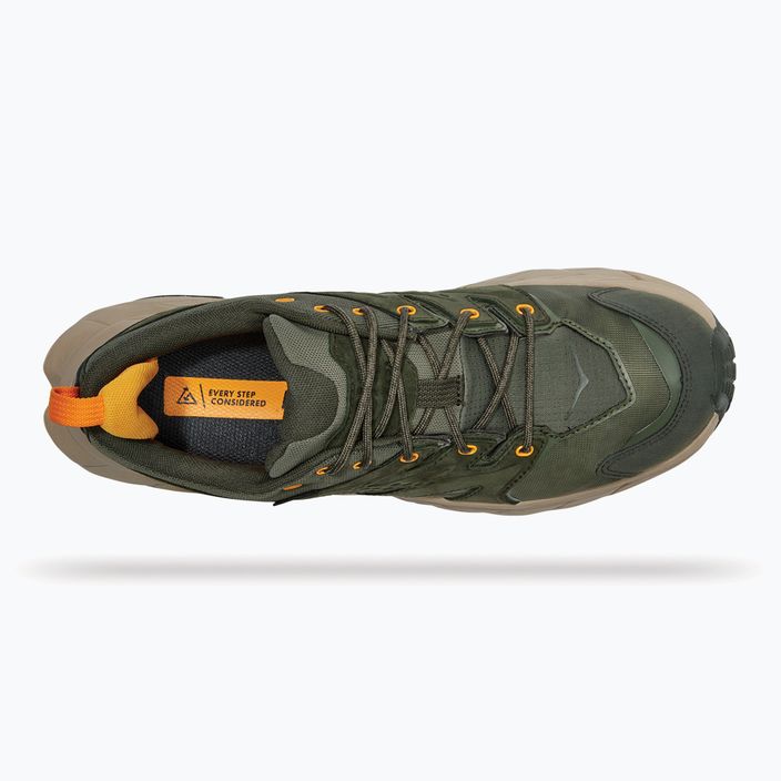 Ανδρικές μπότες πεζοπορίας HOKA Anacapa Low GTX πράσινο 1122017-DBRYL 15